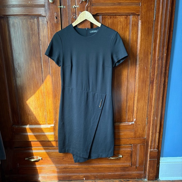 Cop.Copine Ritona Asymmetrical Black Dress - Picture 6 of 15